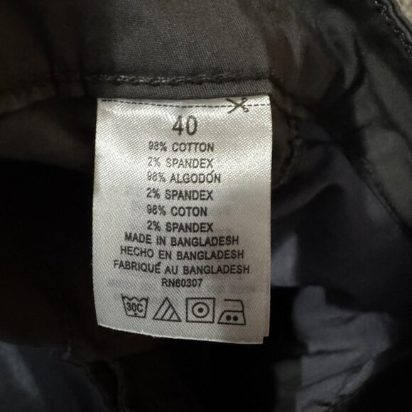 Unionbay Cargo Shorts Mens 40 Charcoal Gray Stretch Multi Pocket Utility Casual - Picture 4 of 9